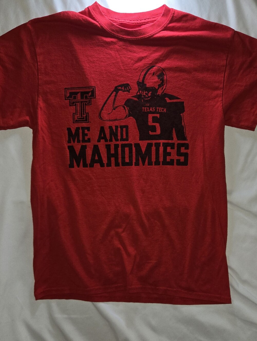 Red "Me and Mahomies" Fan T-Shirt